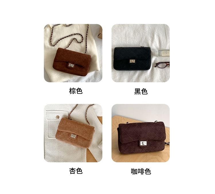 Flap Chain Bag Crossbody Quilted Strap