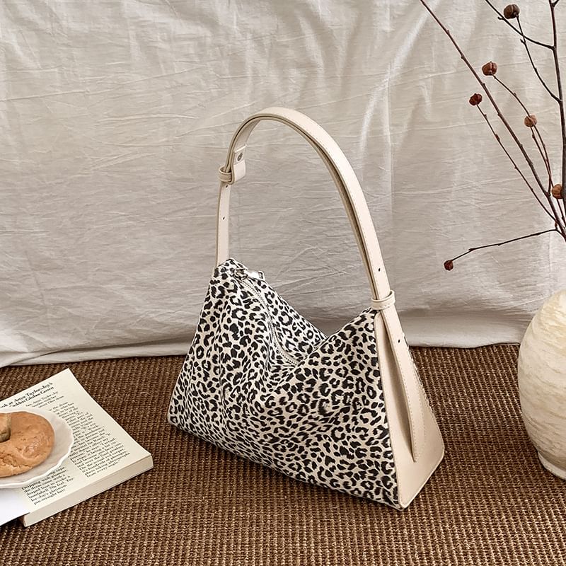 Print Bag Leather Faux Crossbody Leopard