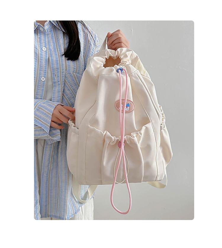 Nylon Drawstring Backpack Applique