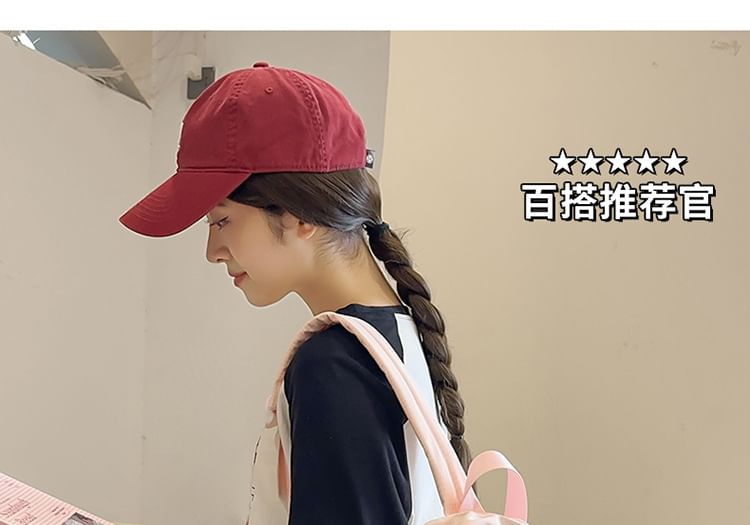 Nylon Backpack Set Brooch / Plaid