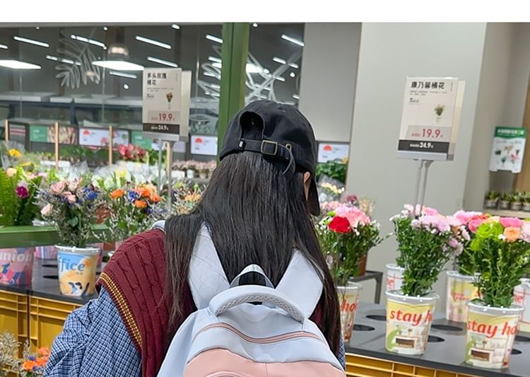 Embroidered Cartoon Backpack Tote Bag / Nylon