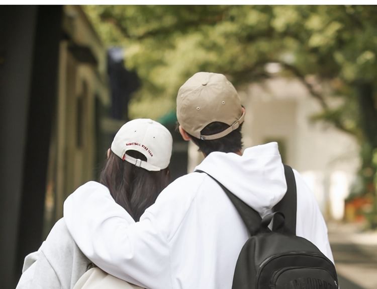 Lettering Nylon Backpack