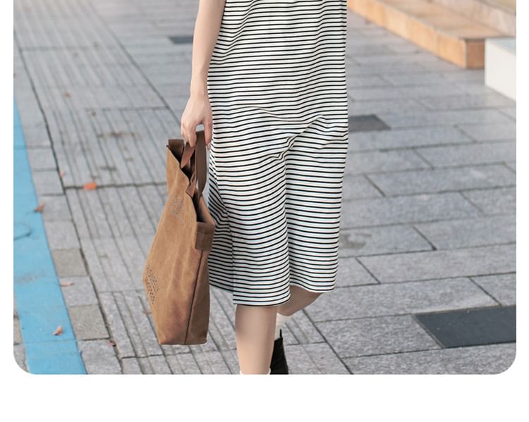 Sac fourre-tout en toile avec lettrage