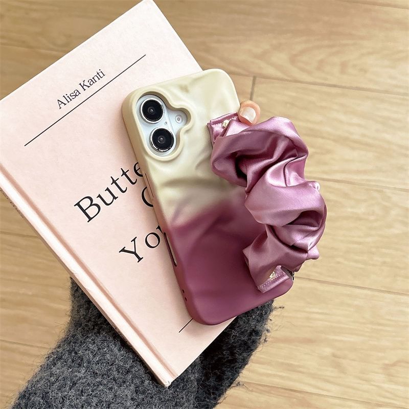 Shirred Fabric Phone Case Strap