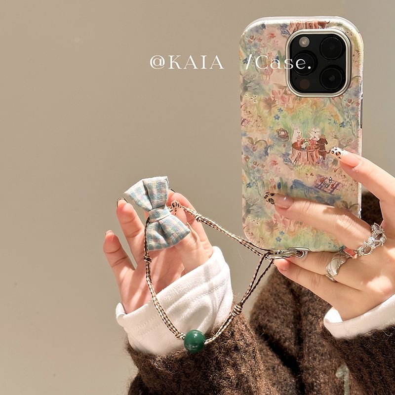 / Phone Strap Rabbit Case Set