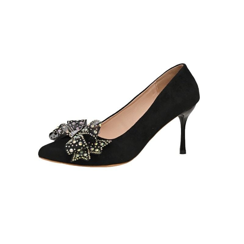 Pumps Bow Pointed Stiletto