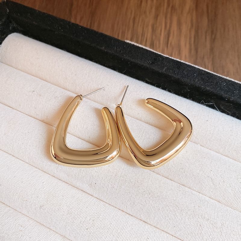 Alloy Earring Geometric Hoop