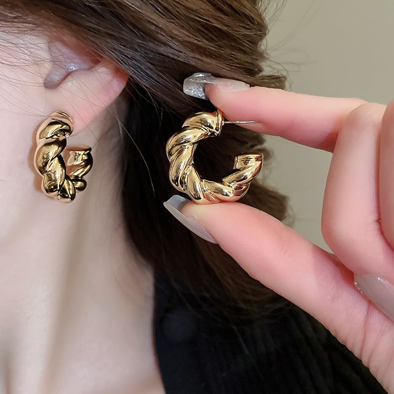 Plain (Various Earring Alloy Hoop Designs)