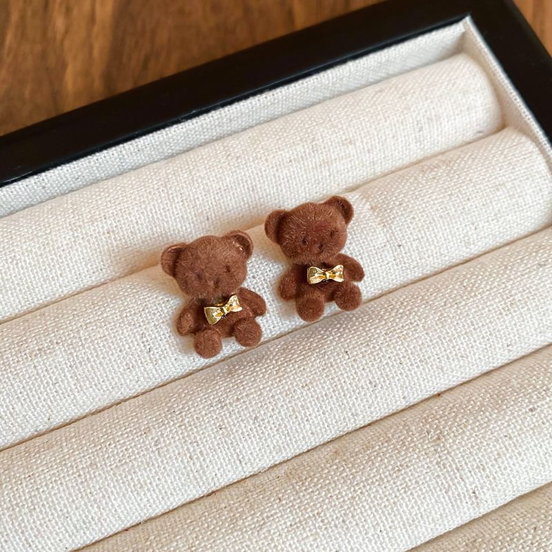Drop / Earring Stud Bear Bow