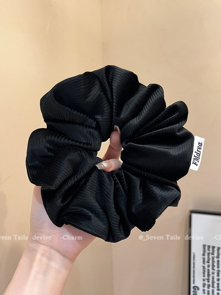 Lettering Label Scrunchie