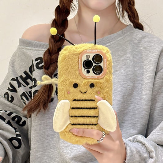 Phone Chenille Bee Case