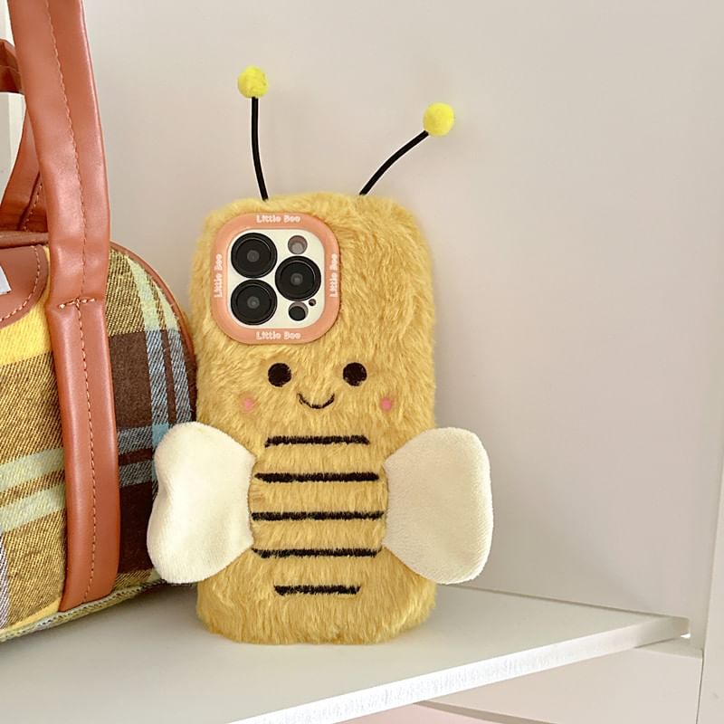 Phone Chenille Bee Case