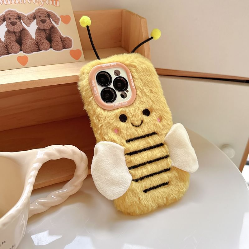 Phone Chenille Bee Case
