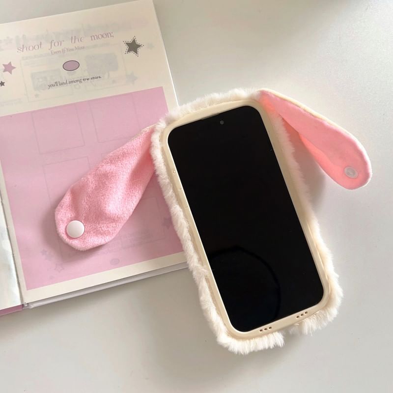 Chenille Case Rabbit Phone