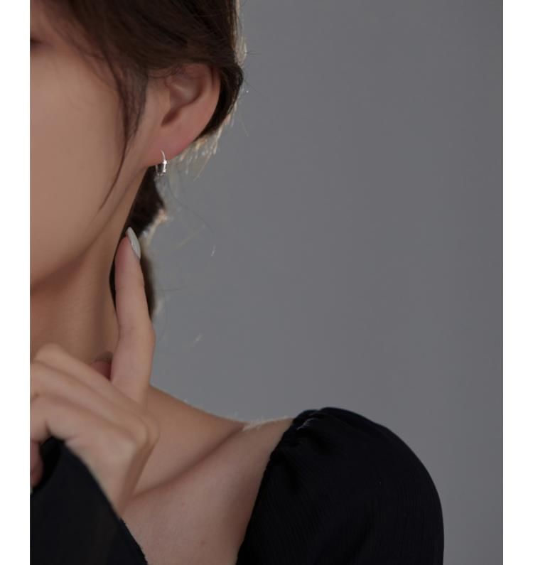 Silver Huggie / Earring S925 Ear Sterling Star Cuff