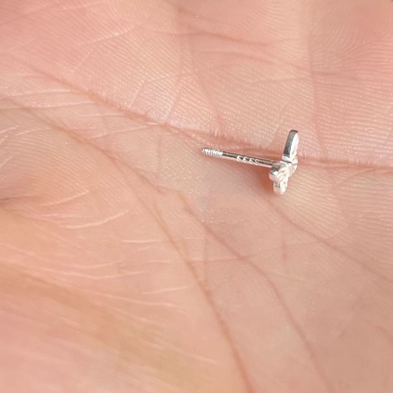 Alloy Ear Jacket Butterfly