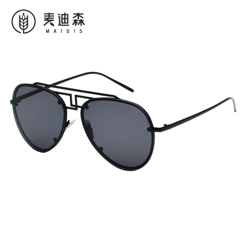 Sunglasses Metal Bridge Frame Double