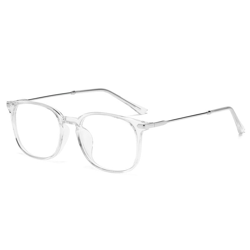 Blocking Light Blue Square Eyeglasses