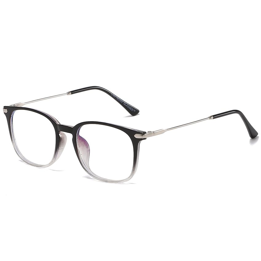 Blocking Light Blue Square Eyeglasses