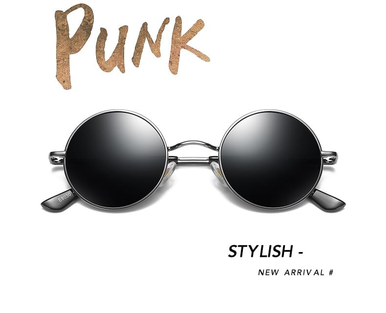 Round Metal Frame Sunglasses