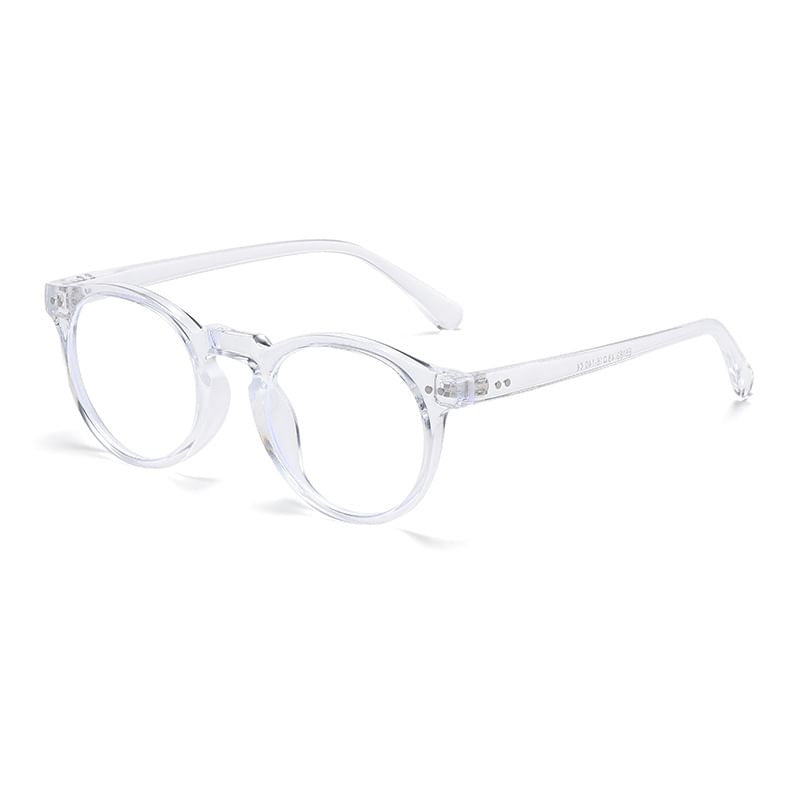 Round Light Blocking Blue Eyeglasses