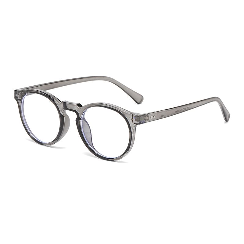 Round Light Blocking Blue Eyeglasses