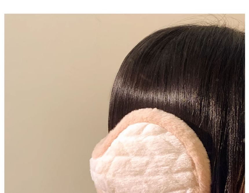 Trim Fluffy Contrast Earmuffs