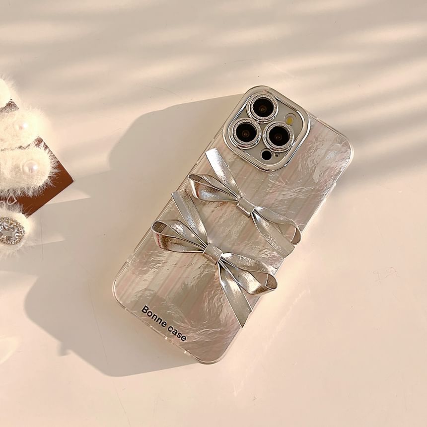 Phone / Case Faux Ribbon Pearl Set Strap