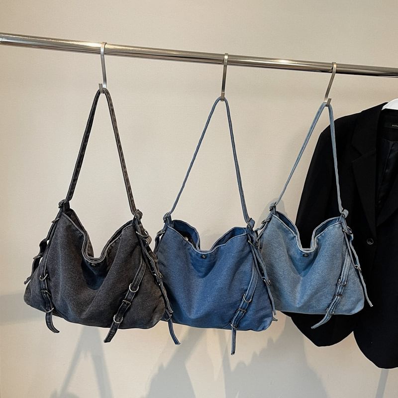 Bag Plain Denim Tote