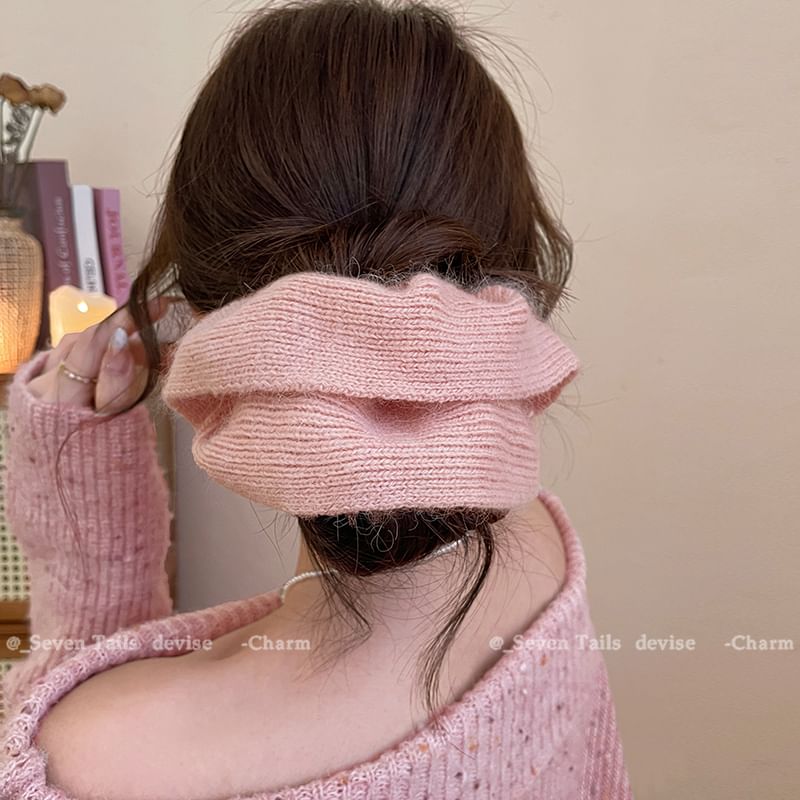 Scrunchie Knit Plain