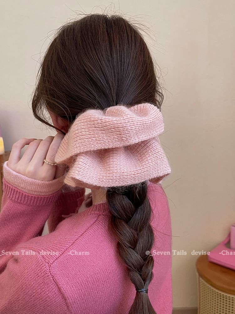 Scrunchie Knit Plain