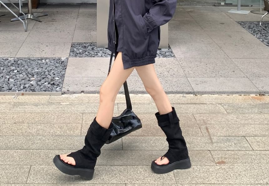 Jacket Stand Zip Embroidered Collar