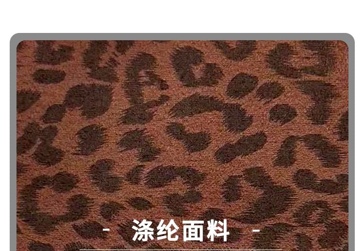 Leopard Necklace Pouch Print