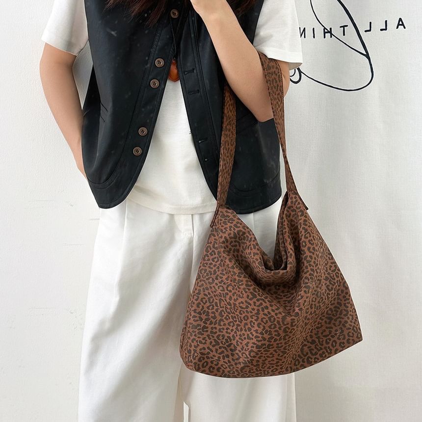 Print Leopard Tote Bag