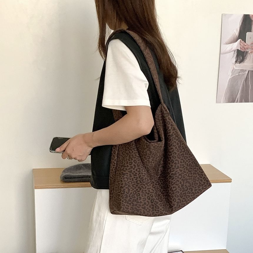 Print Leopard Tote Bag