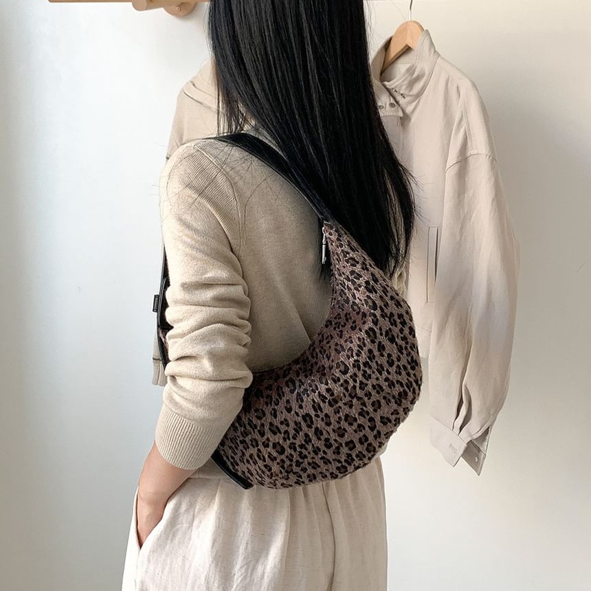 Print Shoulder Bag Leopard