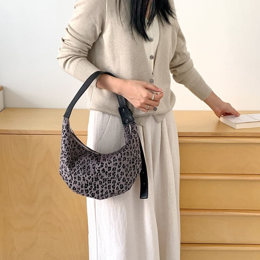 Print Shoulder Bag Leopard