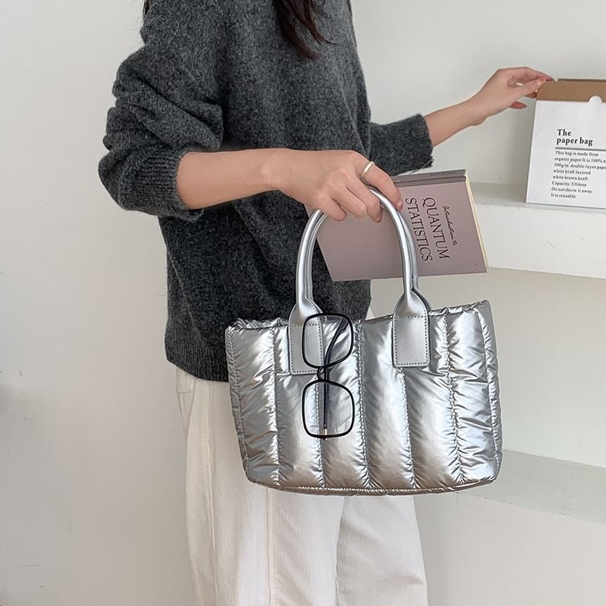 Bag Tote Ribbed Plain