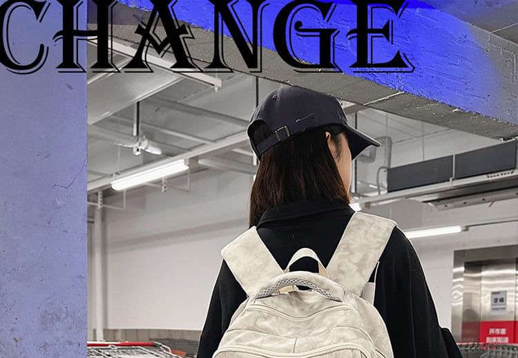 Applique Nylon Charm / Tie Dye Set Laptop Bag Backpack Lettering