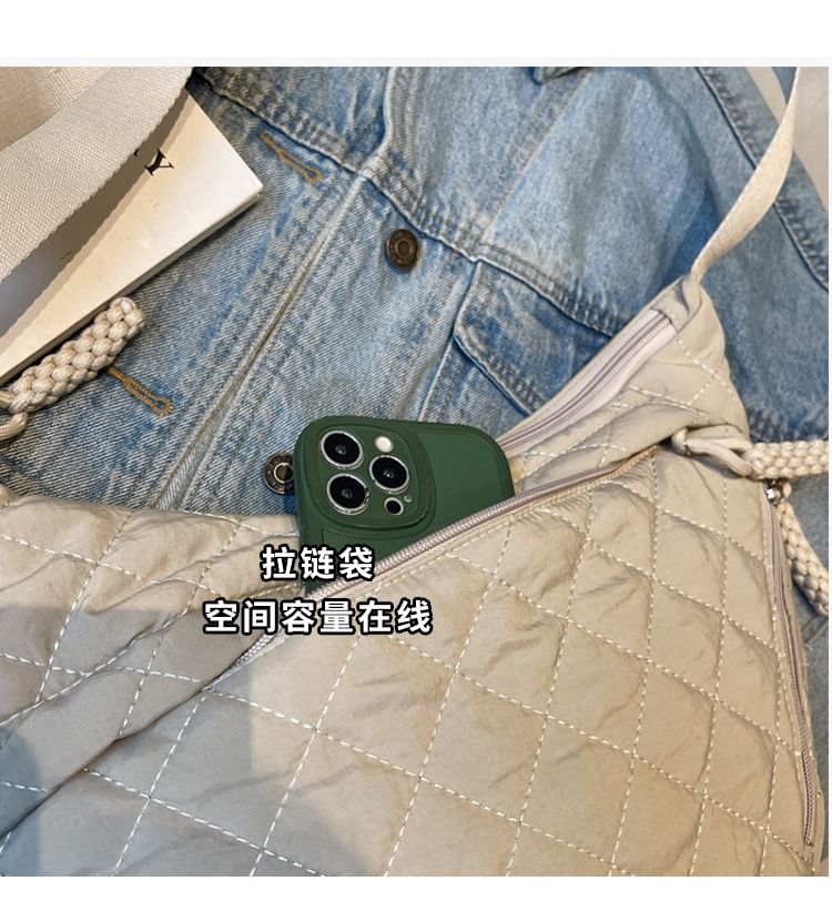 Quilted Crossbody Bag Plain