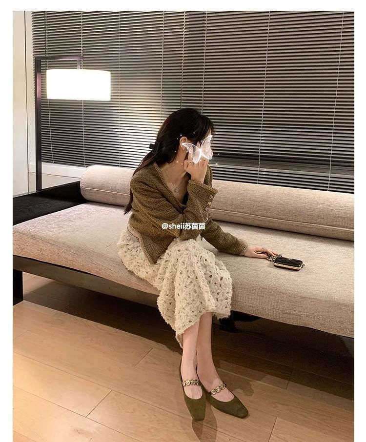 Jane Pumps Low Mary Accent Metal Heel Plain