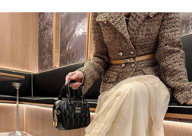 Pumps Accent Panel Heel Print Bow Leopard Faux Brogue Low Leather