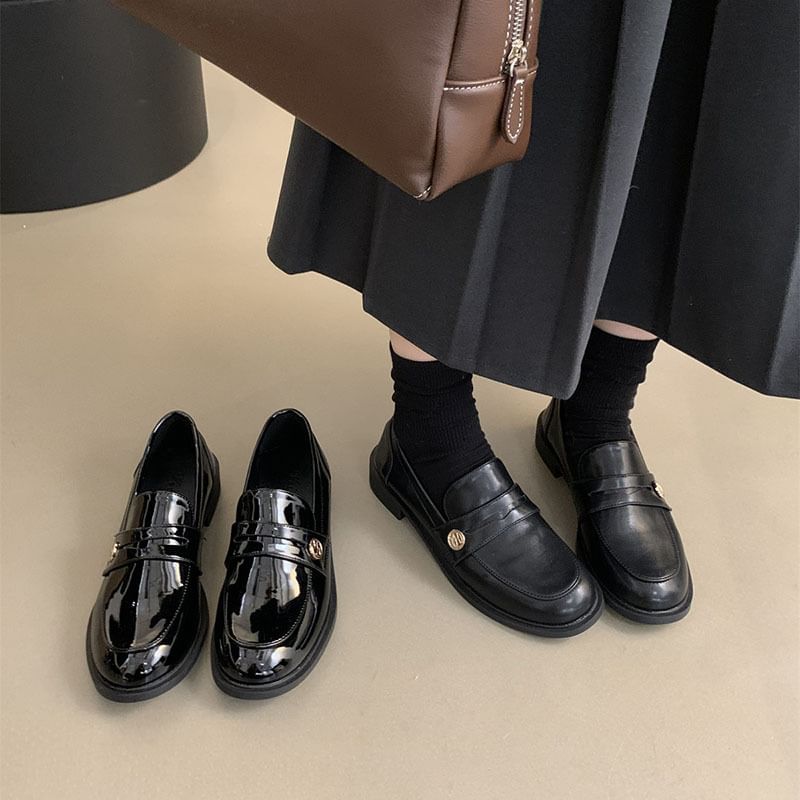 Loafers Patent Faux Leather / Penny