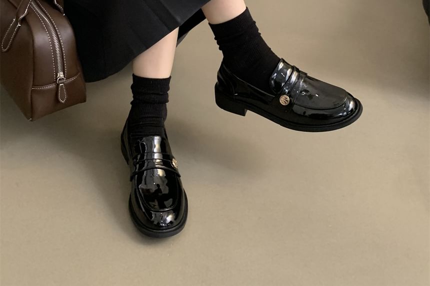 Loafers Patent Faux Leather / Penny