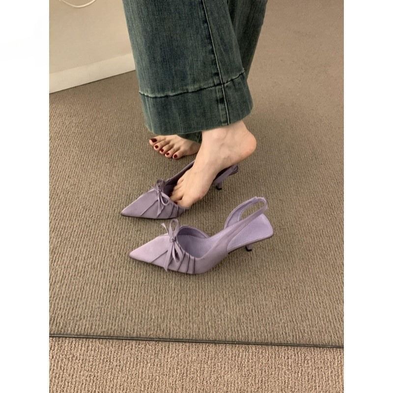 Pumps Slingback Bow Toe Pointed