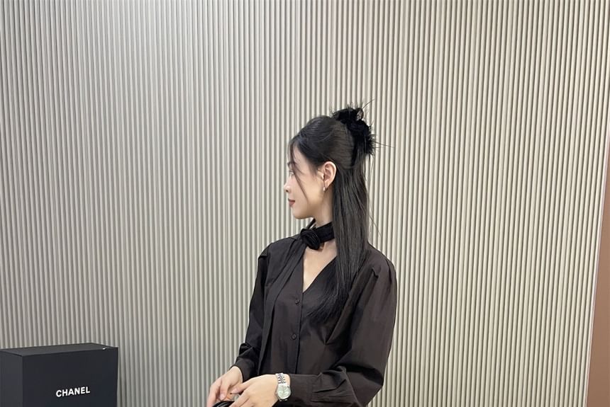 Patent Leather Slingback Pointed Bow Toe Pumps