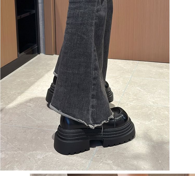 Up Lace Platform Shoes