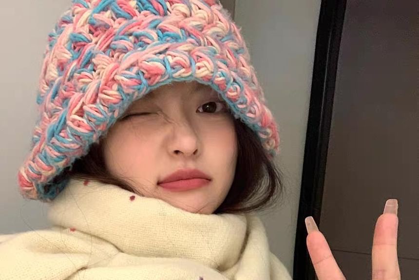 Dotted Applique Scarf