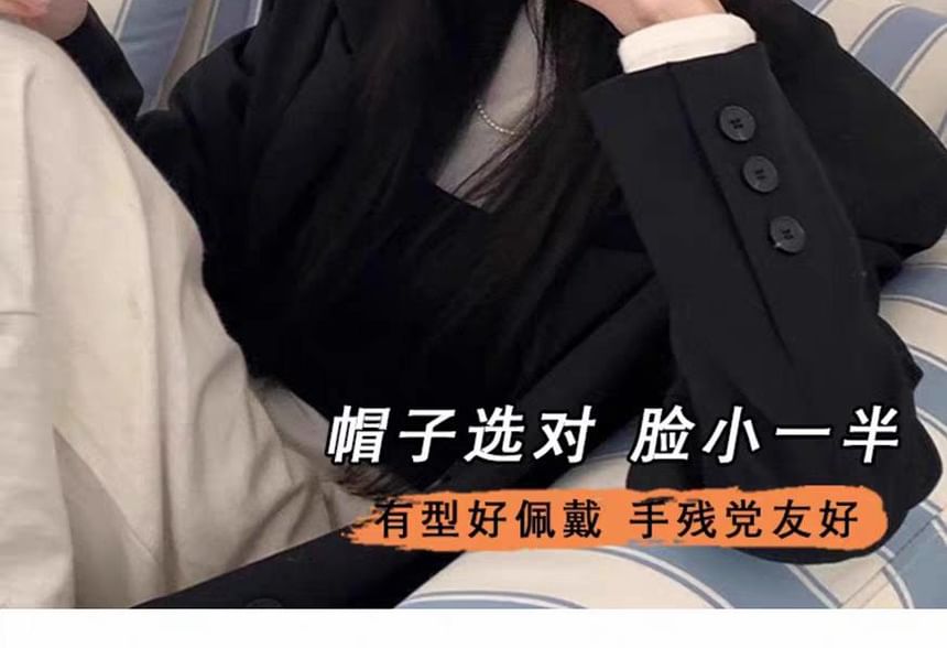 Knit Jacquard Beanie Diamond