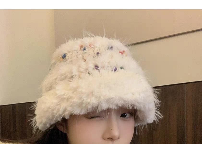 Fluffy Hat Knit Bucket